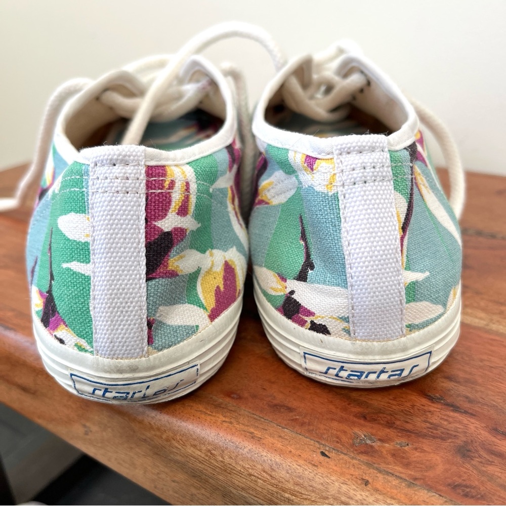 Startas sneakers, in tropical pattern, vegan canvas size 9 - Picture 5 of 8
